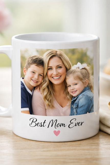 Custom Photo Mug – Personalized Gift for Moms, Families & Teams