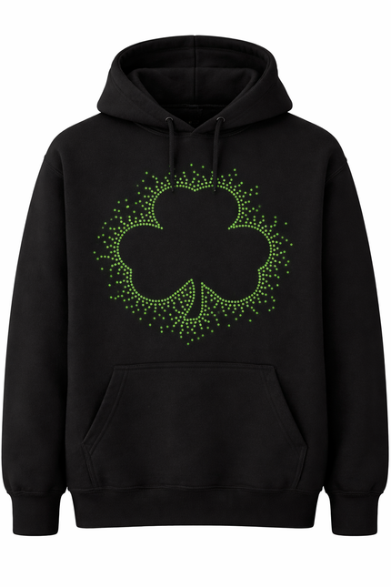 Rhinestone Shamrock Crewneck Sweatshirt