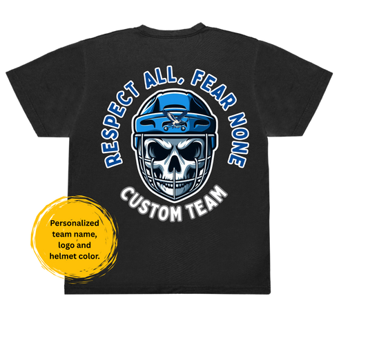 Respect All, Fear None Custom Skeleton Youth Tee