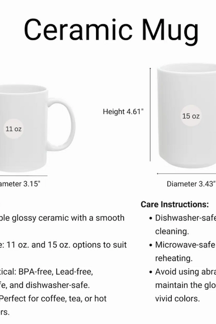 Custom Photo Mug – Personalized Gift for Moms, Families & Teams