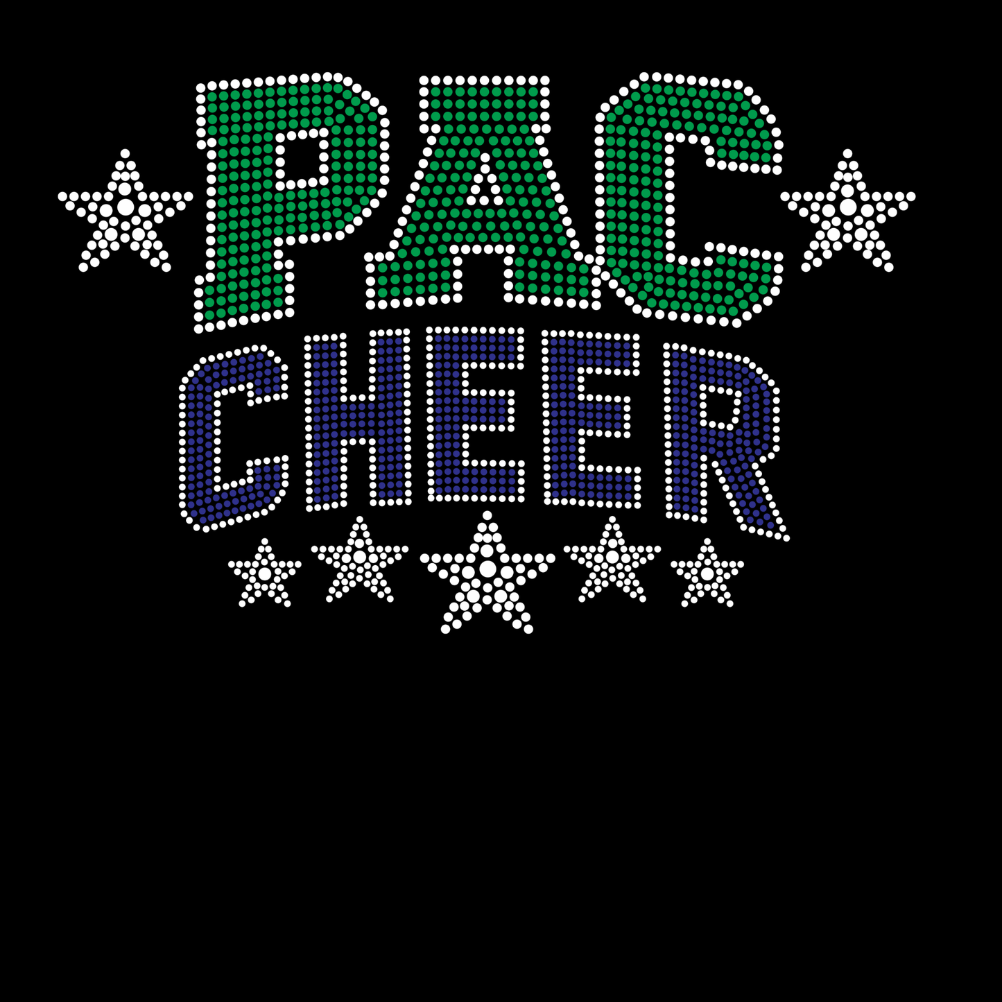 PAC Rhinestone Crewneck/Sweatshirt